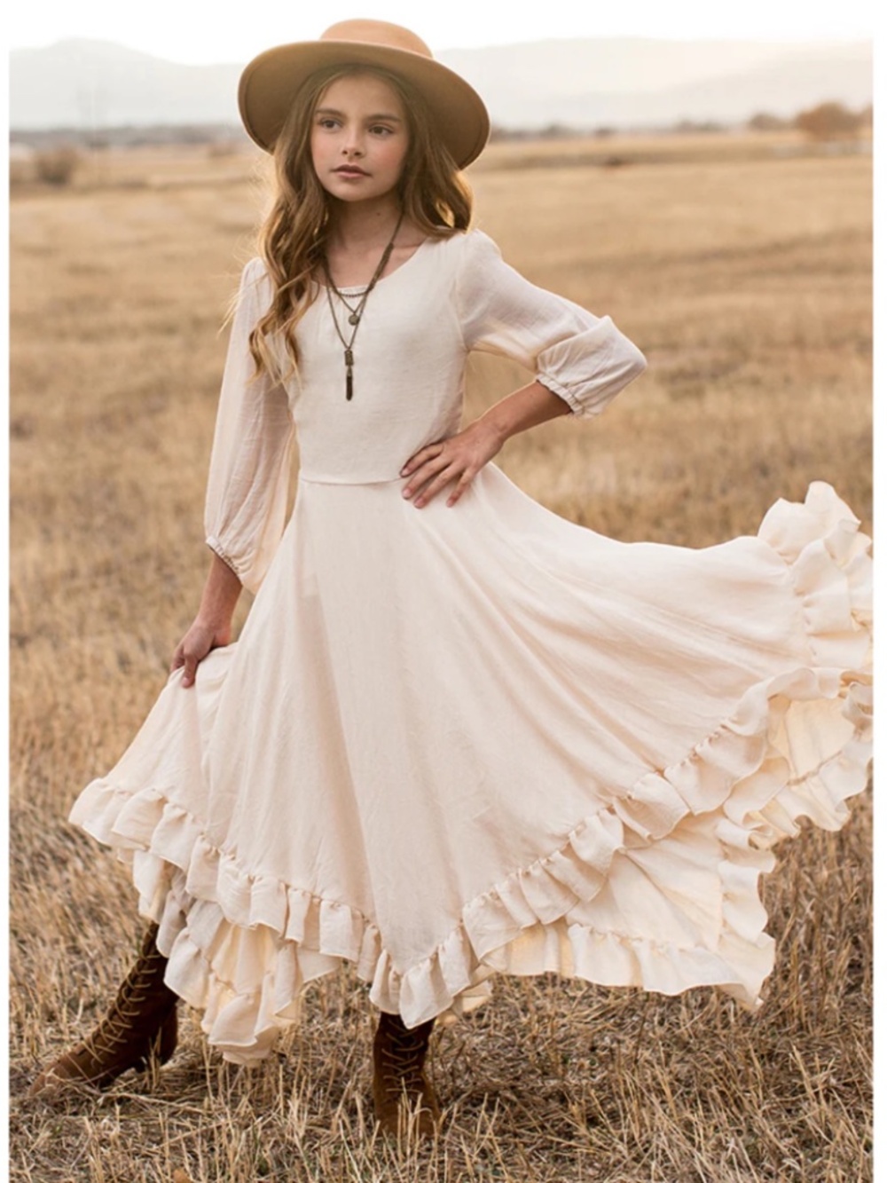 Rare Joyfolie Raelynne Dress in Ecru Sz 7 - Picture 3 of 9